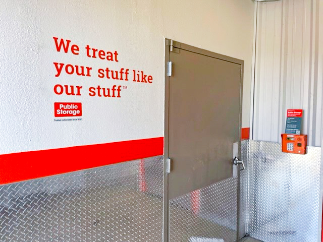 Interior branding for Public Storage, by Identiti.