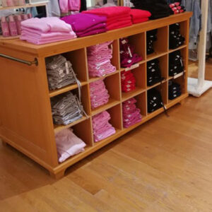 Interior flooring by Identiti for a Victoria's Secret retail location.