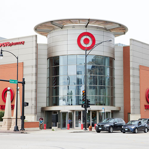 A Target retail location featuring new exterior signage by Identiti.